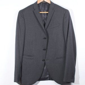 🇮🇹 Corneliani Trend EU50R Men's Suit Gray Wool Elastane